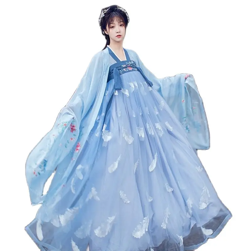 Восточное платье Hanfu Женский Китайский традиционный костюм Классическая