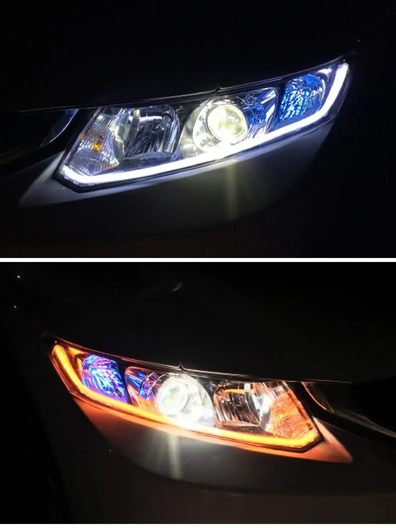 Автомобильный Стайлинг для Honda Civic Bi-xenon двойной объектив HID комплект Автомобильный Стайлинг 8 поколение для Honda Civic фары парковка 2006-2012