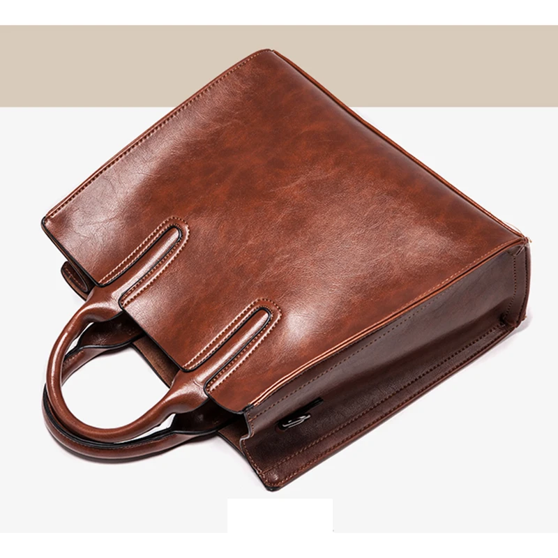 Женская сумка в европейском и американском стиле женские кожаные сумки с воском