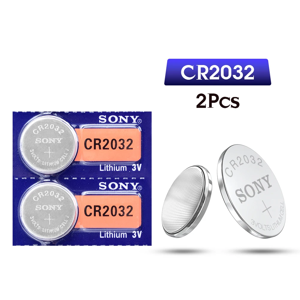 2 шт. для SONY 2032 батарея cr2032 cr 2032 5004LC KL2032 SB-T15 батарейка кнопочного типа 3 в ячейки литиевые батареи для мобильного часо-игрушечный компьютер