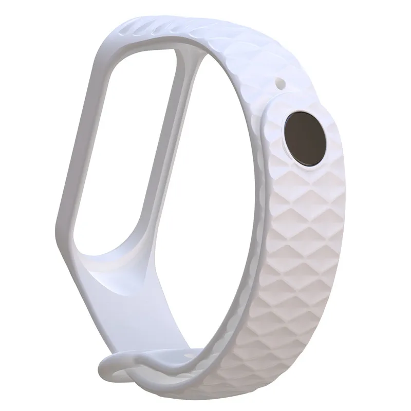 Сменный Браслет для Xiaomi mi Band 4 спортивный Алмазный Узор браслет для Xiaomi mi Band 3 силиконовый ремешок умные аксессуары