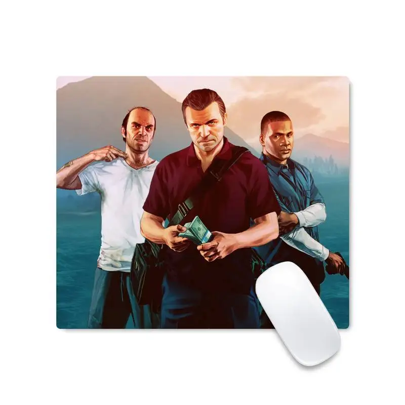 

GTA movie Rubber Mouse Durable Desktop Mousepad Mouse pad Desk Protect Game Officework Mat Non-slip Laptop Cushion mousepad
