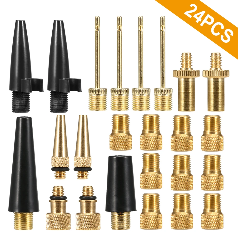 Велосипед Клапан набор адаптеров для велосипедных шин клапан конвертер комплект