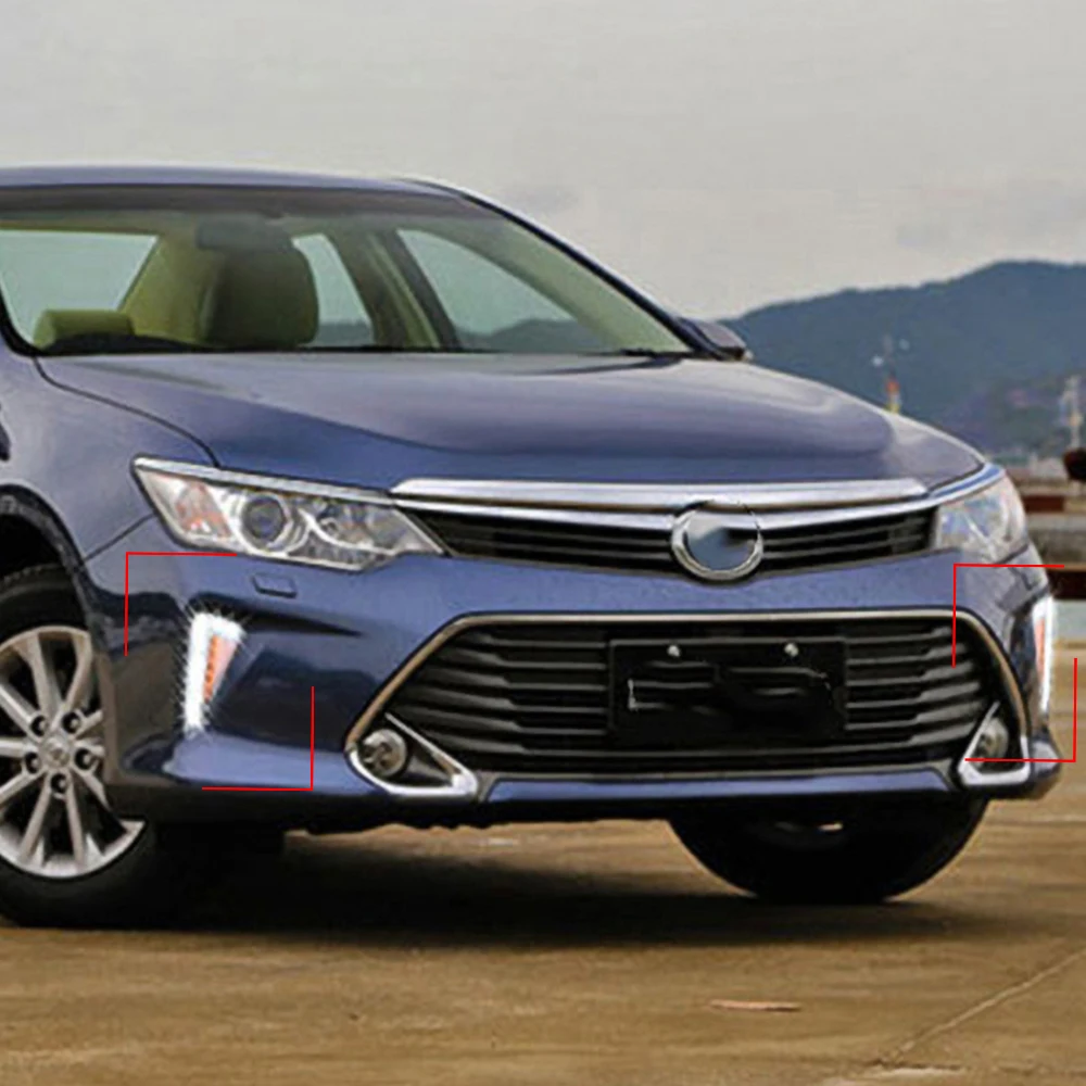 Автомобильный мигающий автомобильный Стайлинг для Toyota Camry 2015 2016 2017 светодиодный