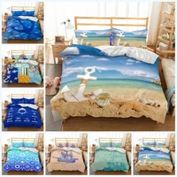 sailboat bedding set edredom nautical duvet cover beach anchor bedspreads blue anchor comforter cover 3pcs bettw%c3%a4sche set