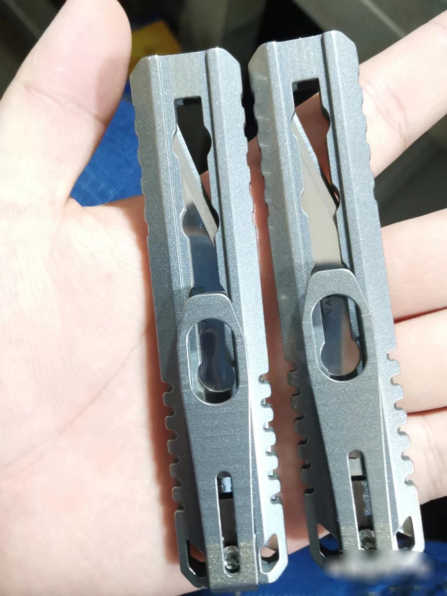 Универсальный нож из титанового сплава держатель для лезвия с титановым зажимом