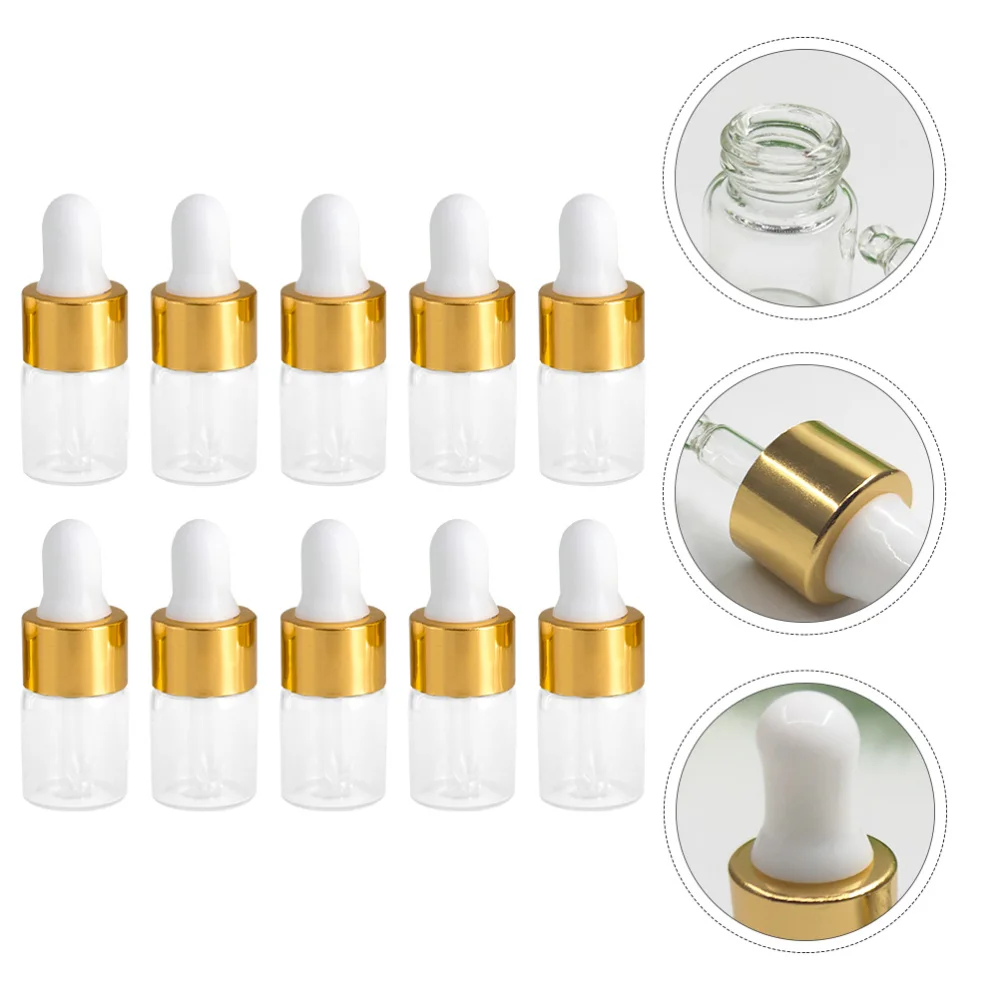 

50pcs Essential Oil Storage Glass Bottles Empty Sub Bottles Glass Sub Bottles