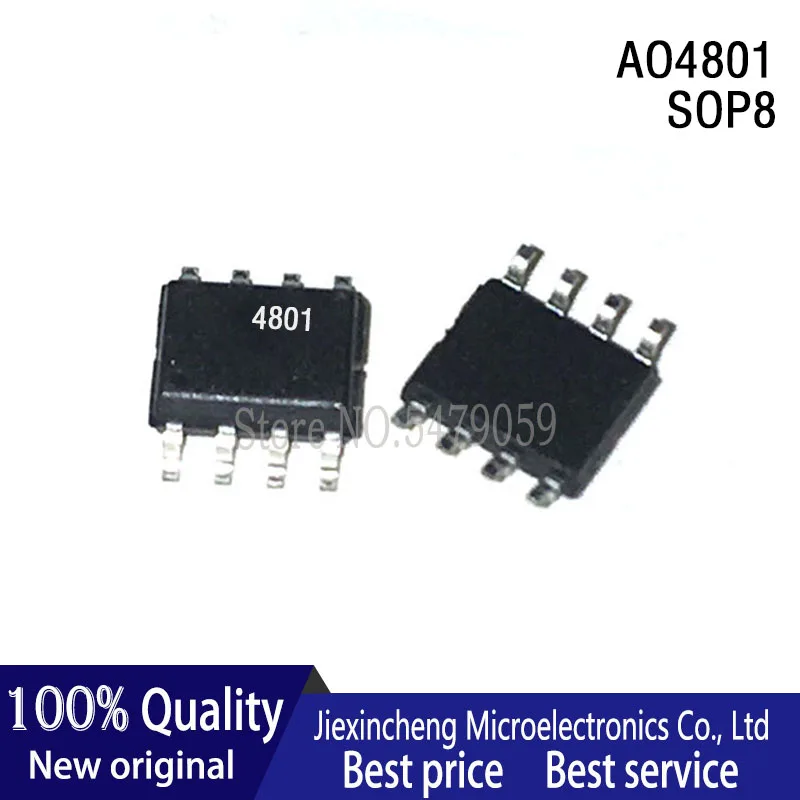 10 шт AO4801 4801 AO4807 4807 AT24C01A-10SC-2,7 24C01A AT24C02N-10SI-2,7 24C02N AT24C04BN-SH-T 04B SOP8 Новый оригинальный