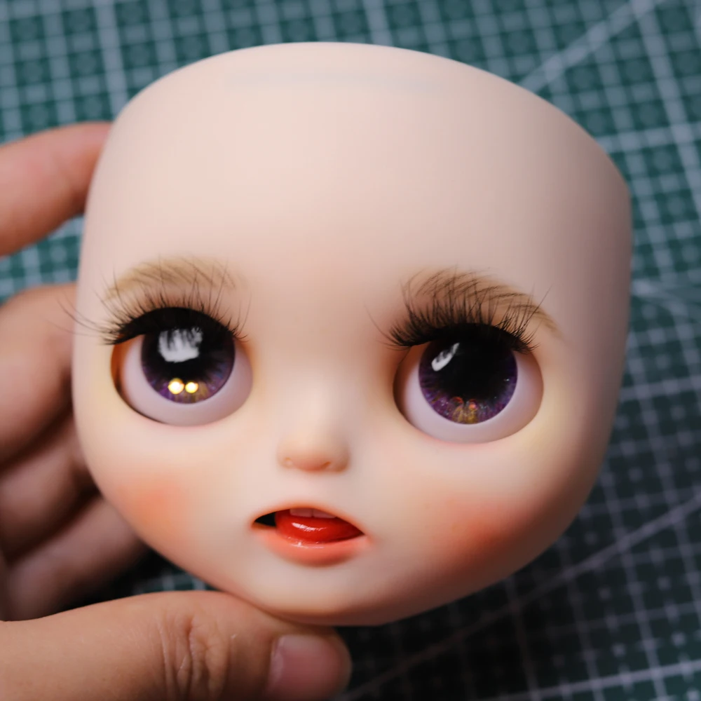 

Blyth Doll Face Plate for diy your blyth makeup Including Back Plate customization doll Nude blyth whiteskin Life style 12.19.1