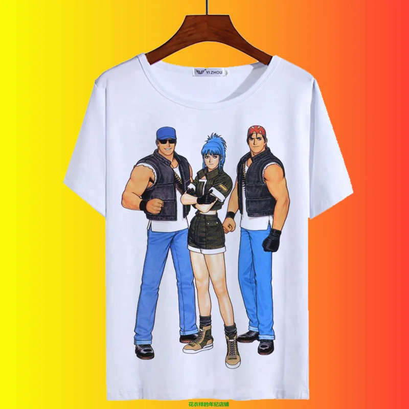 Футболка для костюмированной вечеринки Король бойцов KOF кё Кусанаги Iori Yagami