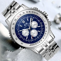 2022 new men watches top business professional moon chronograph mechanical watch automatic fashion classic waterproof aaa clocks