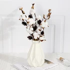 Искусственные цветы, 4610 головок, стебли из хлопка, натуральные сухие цветы для свадебной вечеринки, искусственные цветы, венок, подарки