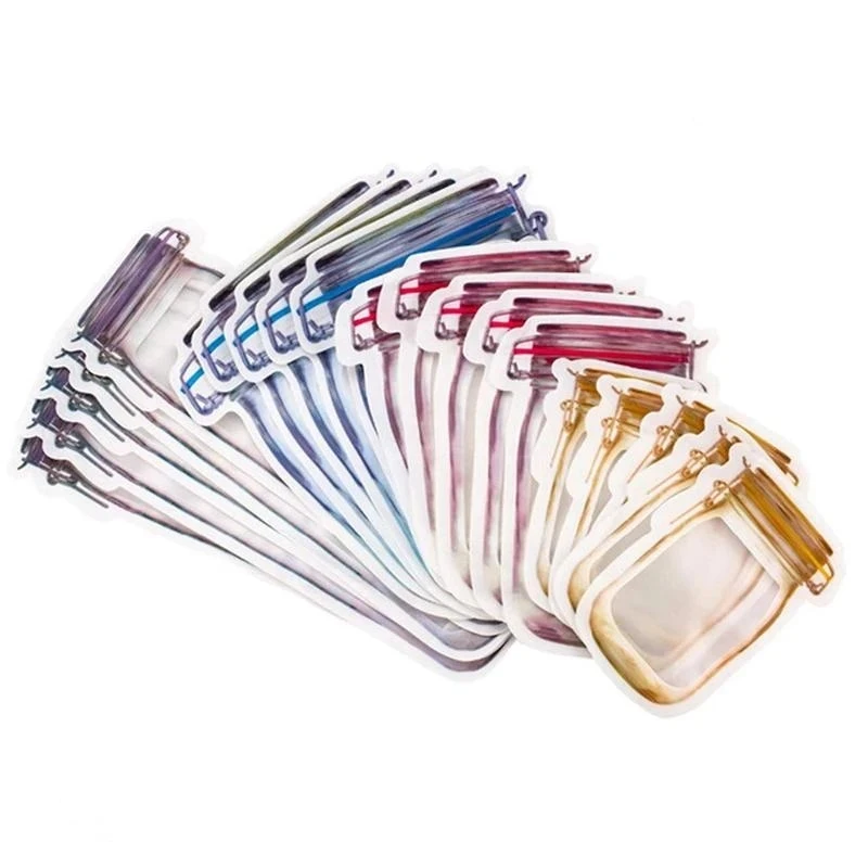 Многоразовые мешки для хранения кухонная банка еды орехов конфет печенья