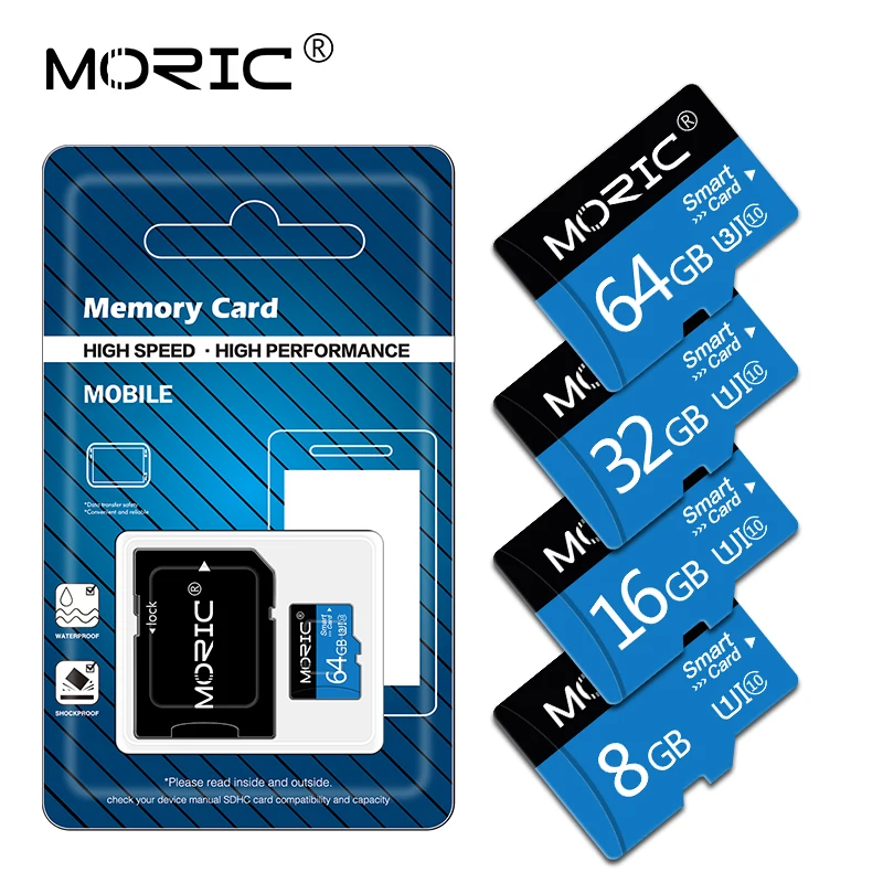 

Карта памяти Micro SD Moric, класс 10, 2020 ГБ, 32 ГБ, 16 ГБ, 8 ГБ, 128 ГБ, 256 ГБ, 64 ГБ