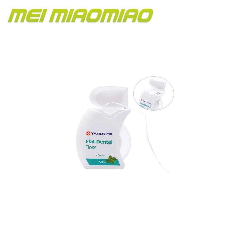 Lanpai зубная нить со вкусом перечной мяты для гигиены полости рта катушка