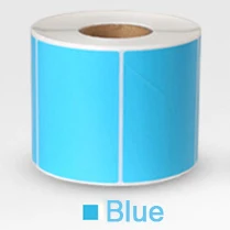 70x50mm blue 960 шт/рулон 70x50 мм цветная наклейка пустая прямая термоэтикетка Бумага Цена этикетки канцелярские наклейки s бизнес поставки - Цвет: 70x50mm blue