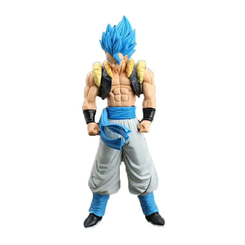 

Japan Anime Dragon Ball Blue Hair Super Saiyan Gogeta Action Figures Model Toy Doll Table Decoration Boy Gift