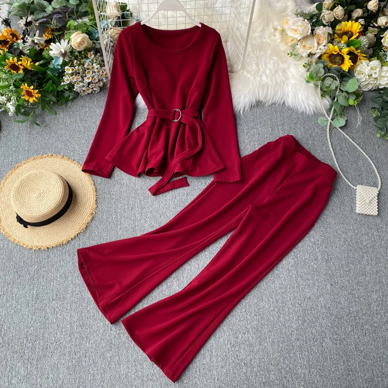 2019 Новая мода Женская одежда двух Костюм из нескольких предметов