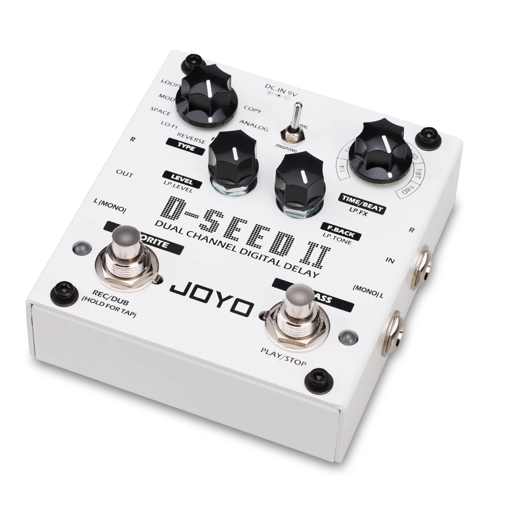 Цифровая Электрическая гитара LOMMI JOYO D-SEED II педаль задержки напольная