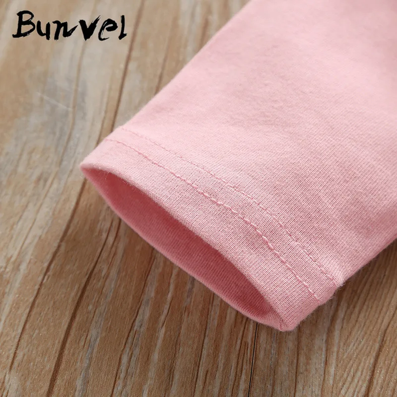 Bunvel/3 предмета Одежда для новорожденных одежда маленьких девочек комбинезон с