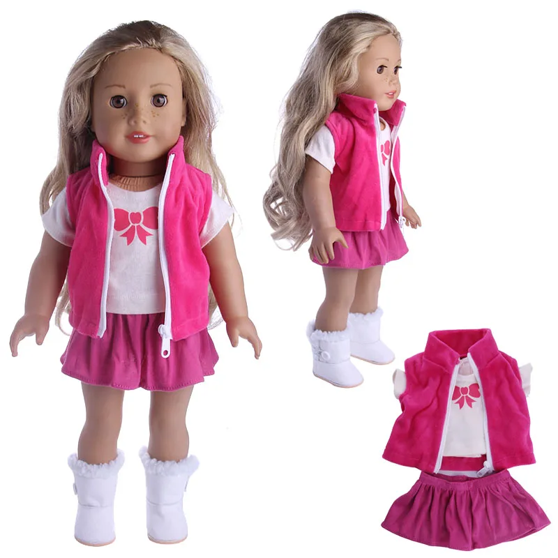 +pants/skirt Fit 18 Inch American&43 Cm Born Baby Doll Accessories Generation Birthday Girl's Toy Gift
