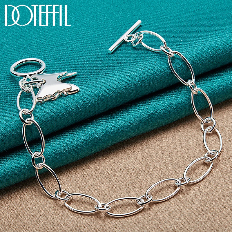 

Цепочка DOTEFFIL женская из серебра 925 пробы, с подвеской-бабочкой