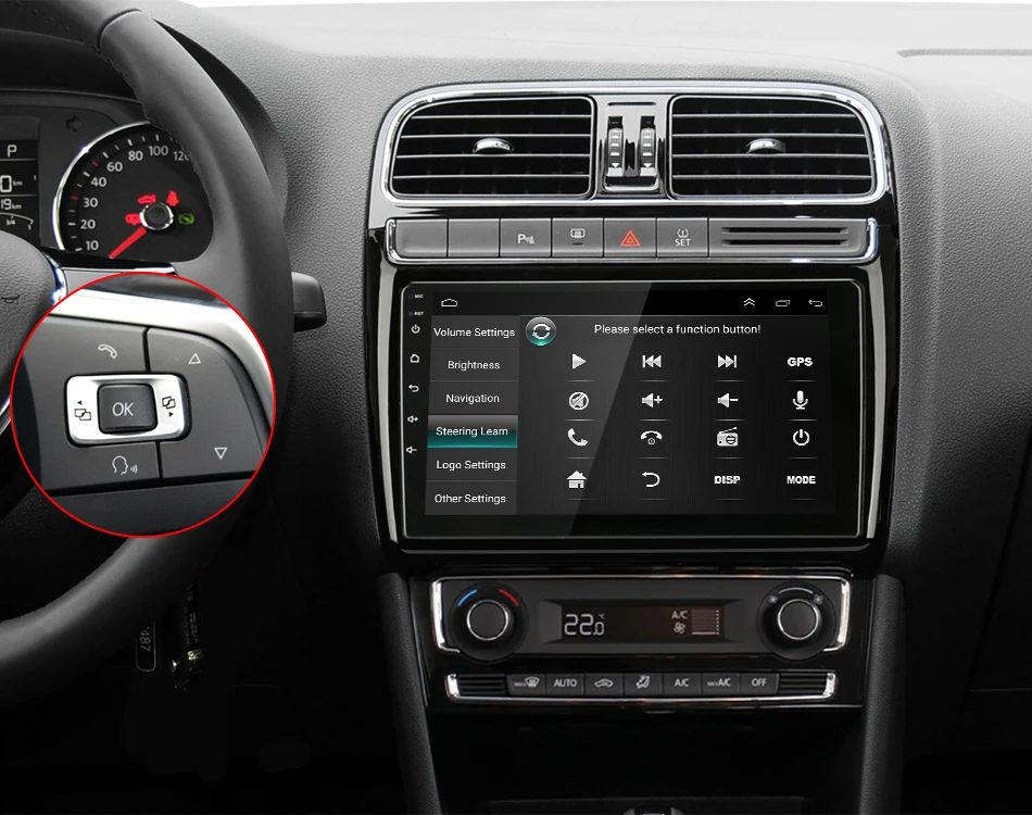 " 2 Din 2+ 32 ГБ Android сенсорный экран автомобиля радио gps навигация Авто аудио стерео плеер для Volkswagen Polo AHD RDS+ DSP FM/AM