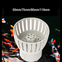 1pc water intake of koi fish pond anti blocking sewage outlet fish pond filter type refuse filter head to collect fallen leaves