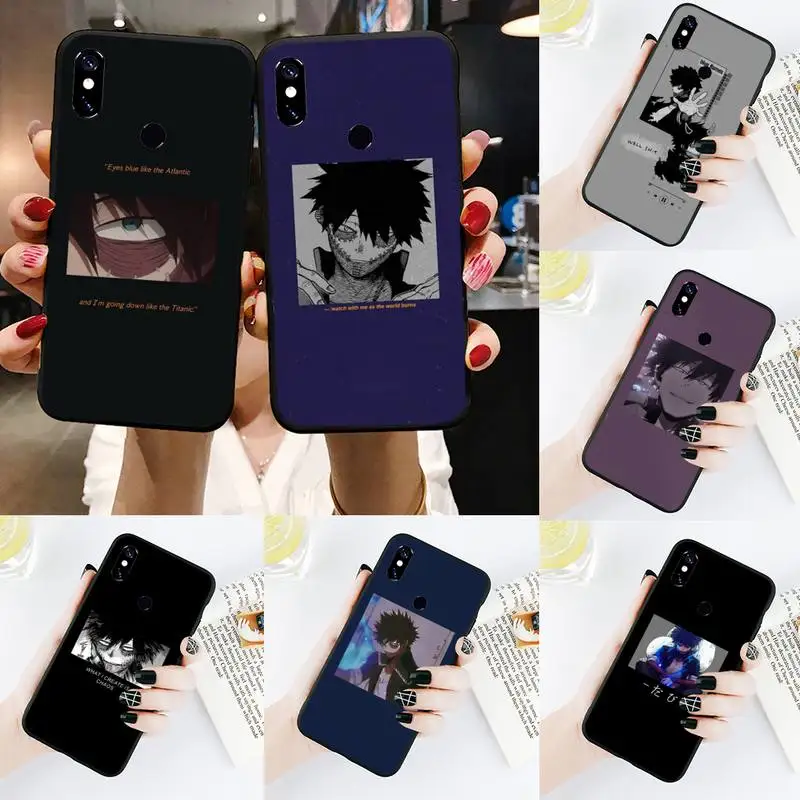 

Dabi My Hero Academia anime Phone Case For Xiaomi Redmi note 7 8 9 t s 10 A pro lite funda shell coque cover