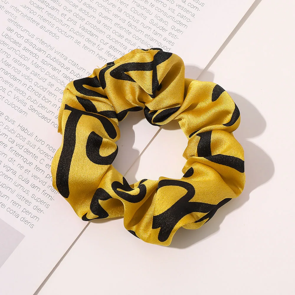 Новое поступление Kawaii аксессуары для женщин резинки на волосы 2021 букв руны