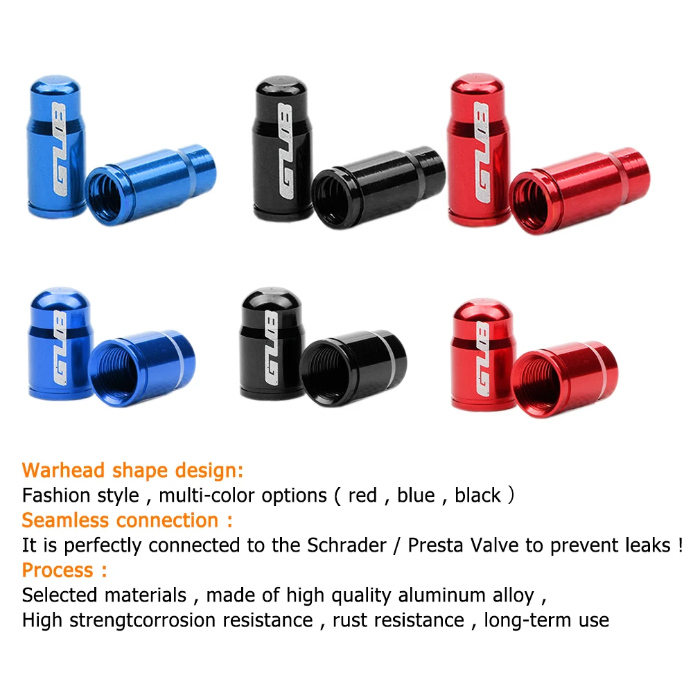 2 шт. алюминиевая крышка клапана для велосипедных шин Ультралегкая дорожная
