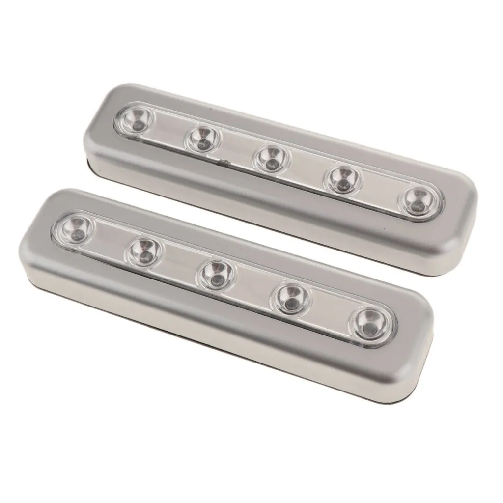 

2x7,09 дюйма длинный шкаф ночные светильники, 6000K холодный белый, приклеивается в любом месте под шкаф освещения/прихожей