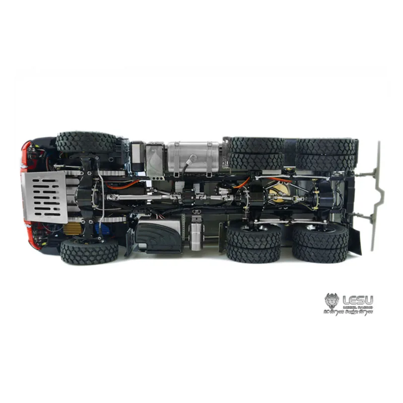 1/14 LESU RC Mercedes Benz 3348 6x6 трёхмерный самосвал без кабины | Игрушки и хобби