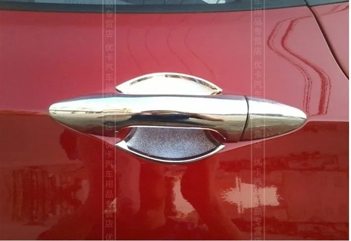 Хромированная накладка на дверную ручку из АБС-пластика Накладка для HYUNDAI SOLARIS VERNA