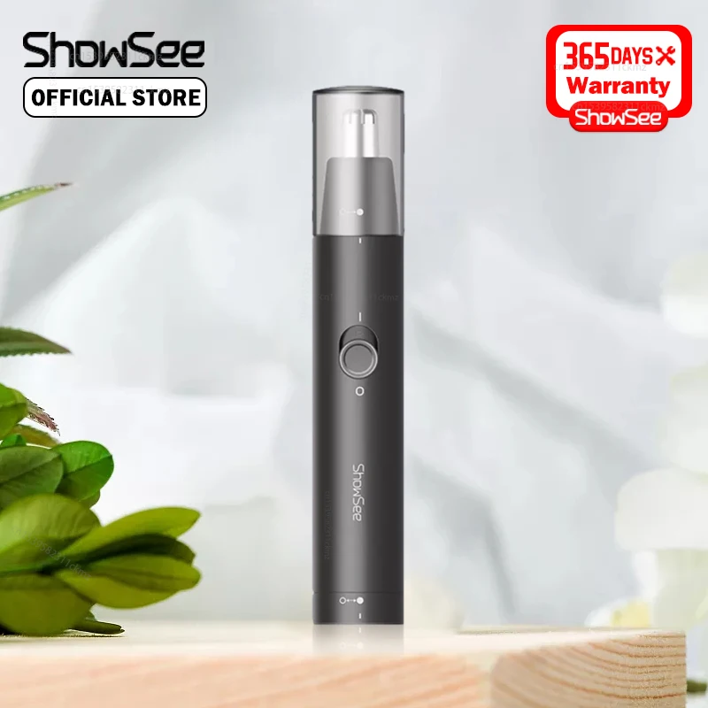 

Showsee Electric Mini Nose Hair Trimmer Electric Shaver Dry Wet Shaver Razor Type-C Charging F1-BK F303-BK Waterproof For Men