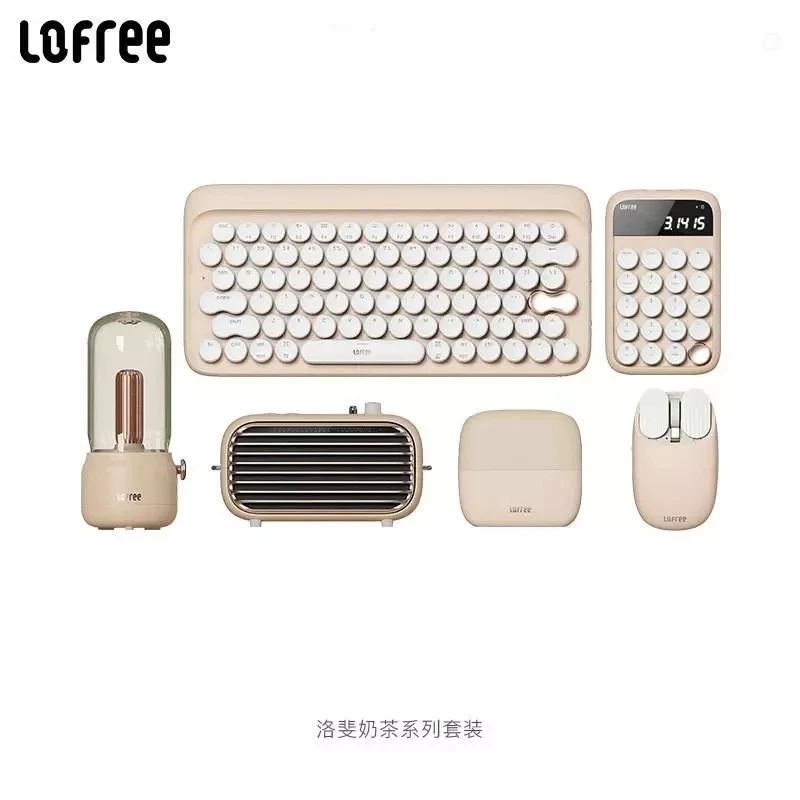 Youpin Lofree молочная чайная серия Простая Офисная механическая клавиатура мышь