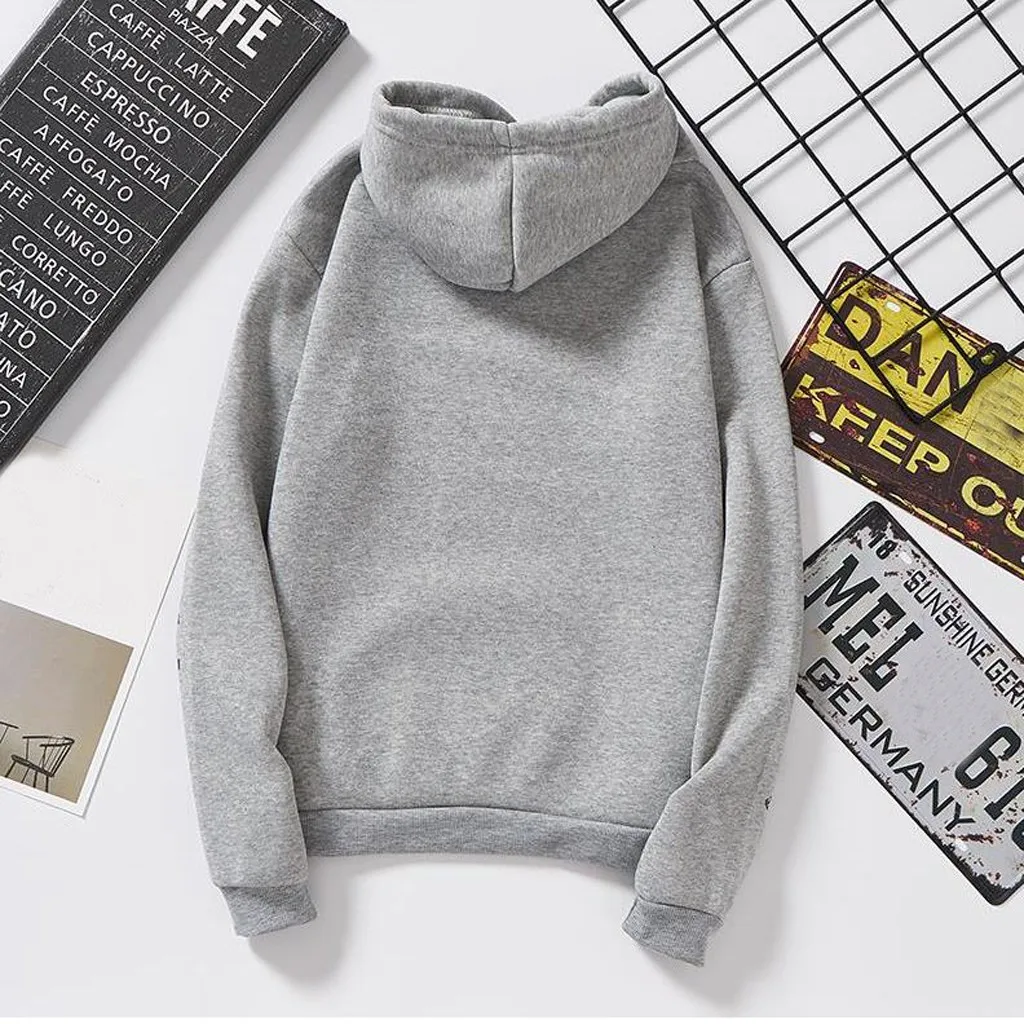 Толстовка унисекс с длинным рукавом и круглым вырезом черно белая толстовка