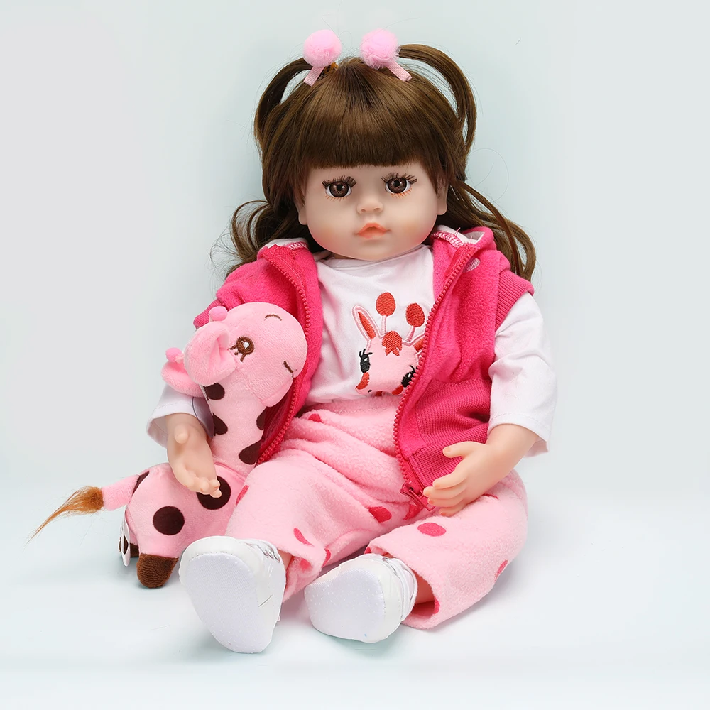 Reborn Baby куклы 48 см силиконовые реалистичные Doll очаровательны похожая на настоящую