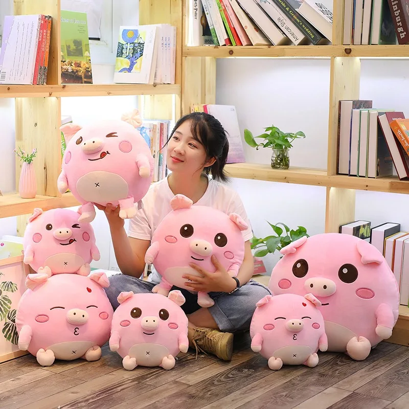 INS стильные милые розовые подушки для обнимания поросенка супер мягкие