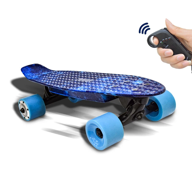 Умный детский Электрический скейтборд четырехколесный Лонгборд скутер подарок