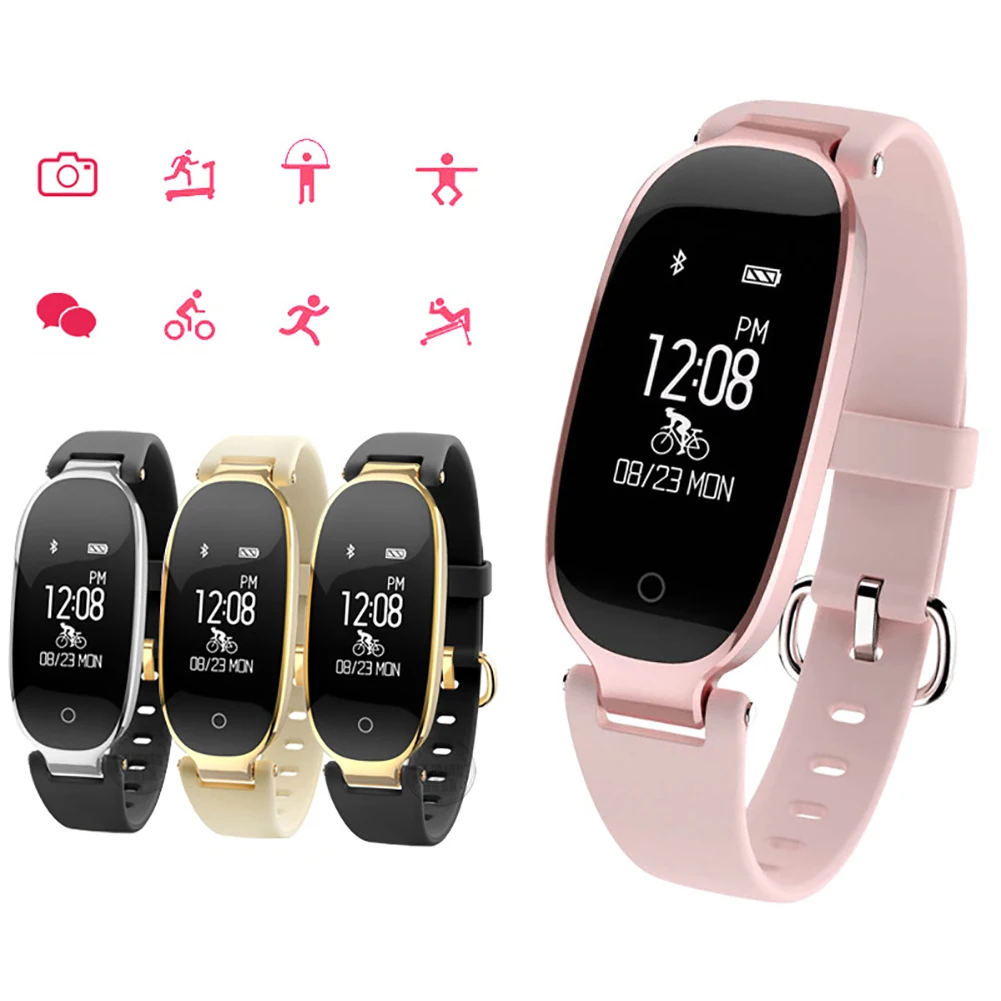 

Heart Rate Monitor Pedometer Cycling Position Bluetooth Health Bracelet Multi-sport IP67 Waterproof Smart Watch for Man Woman