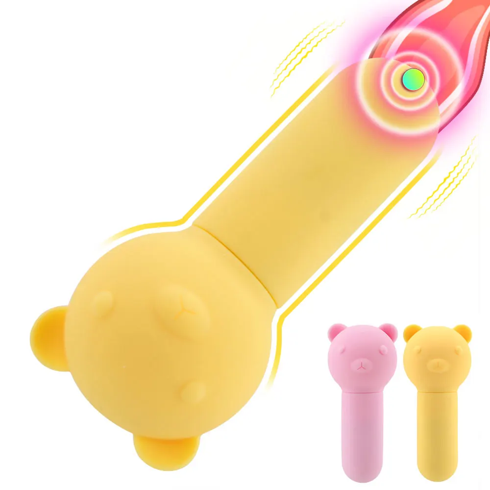 

10 Frequency Little Bear Vibrator for Women G-spot Massager Bullet Vibrating Egg Clitoris Stimulator Intimate Female Sex Toys