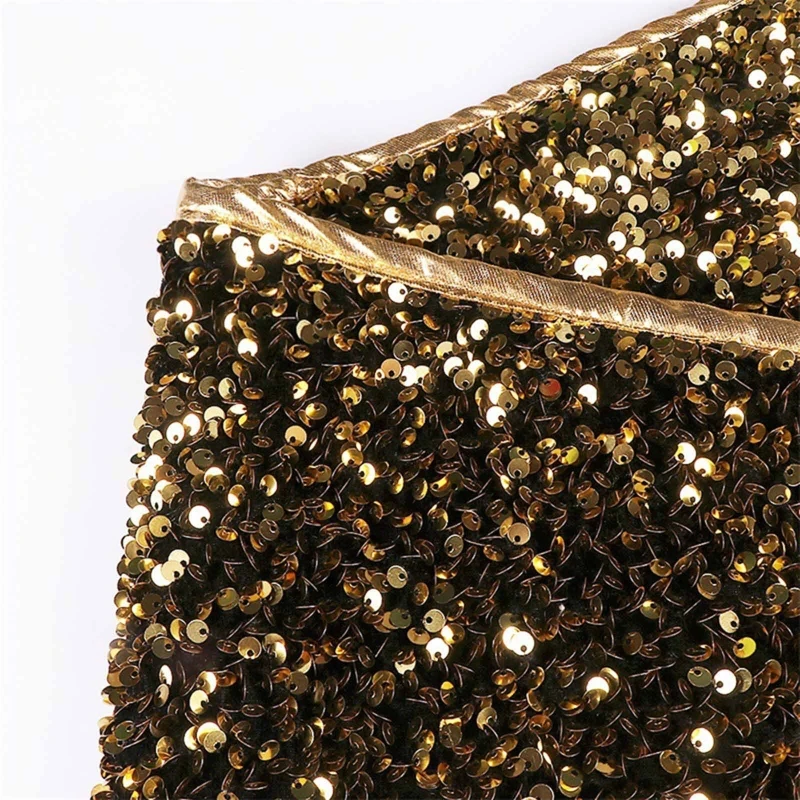 

Sequins Glitter Christmas Tree Base Collar Around Decorative Skirt Xmas Decor Dropshipping