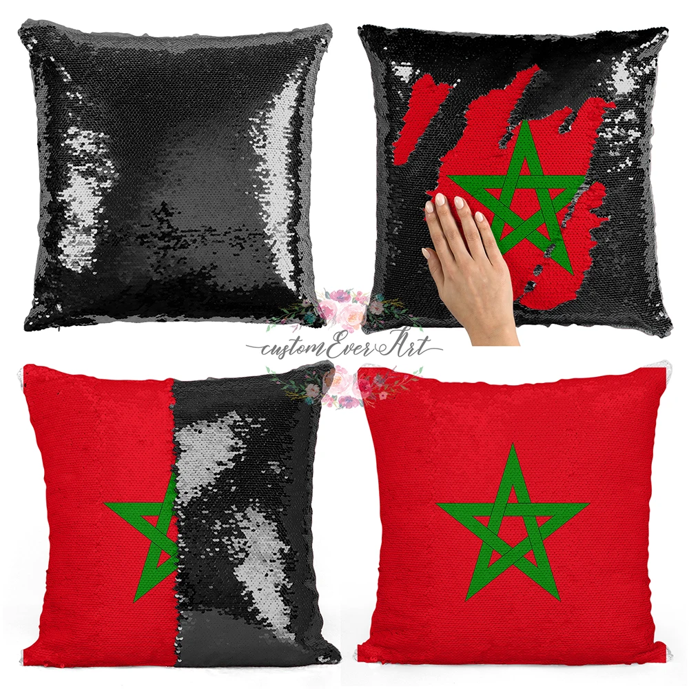 Марокко персонализированные пользовательские изображения накидка для подушки