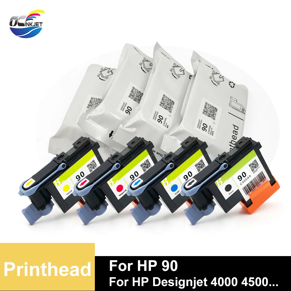 Печатающая головка OCINKJET 4 цветов для HP 90 печатающая C5061A C5063A C5065A C5058A принтера Designjet