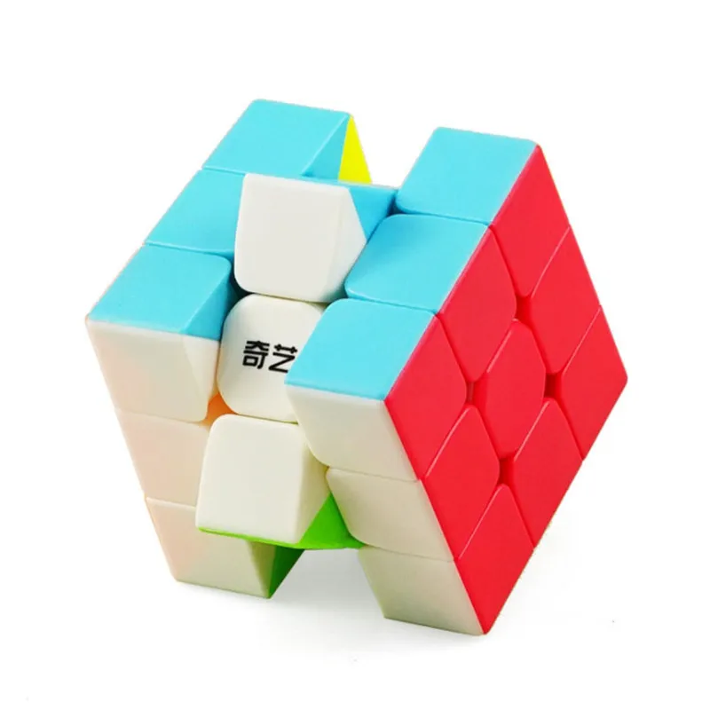 Волшебный кубик QiYi Warrior S 3x3x3 головоломка Qiyi без наклеек скоростной Обучающие