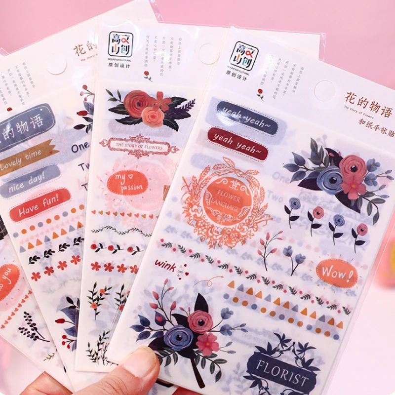 4 шт. декоративные винтажные дневники для путешествий с ручной росписью бумажные