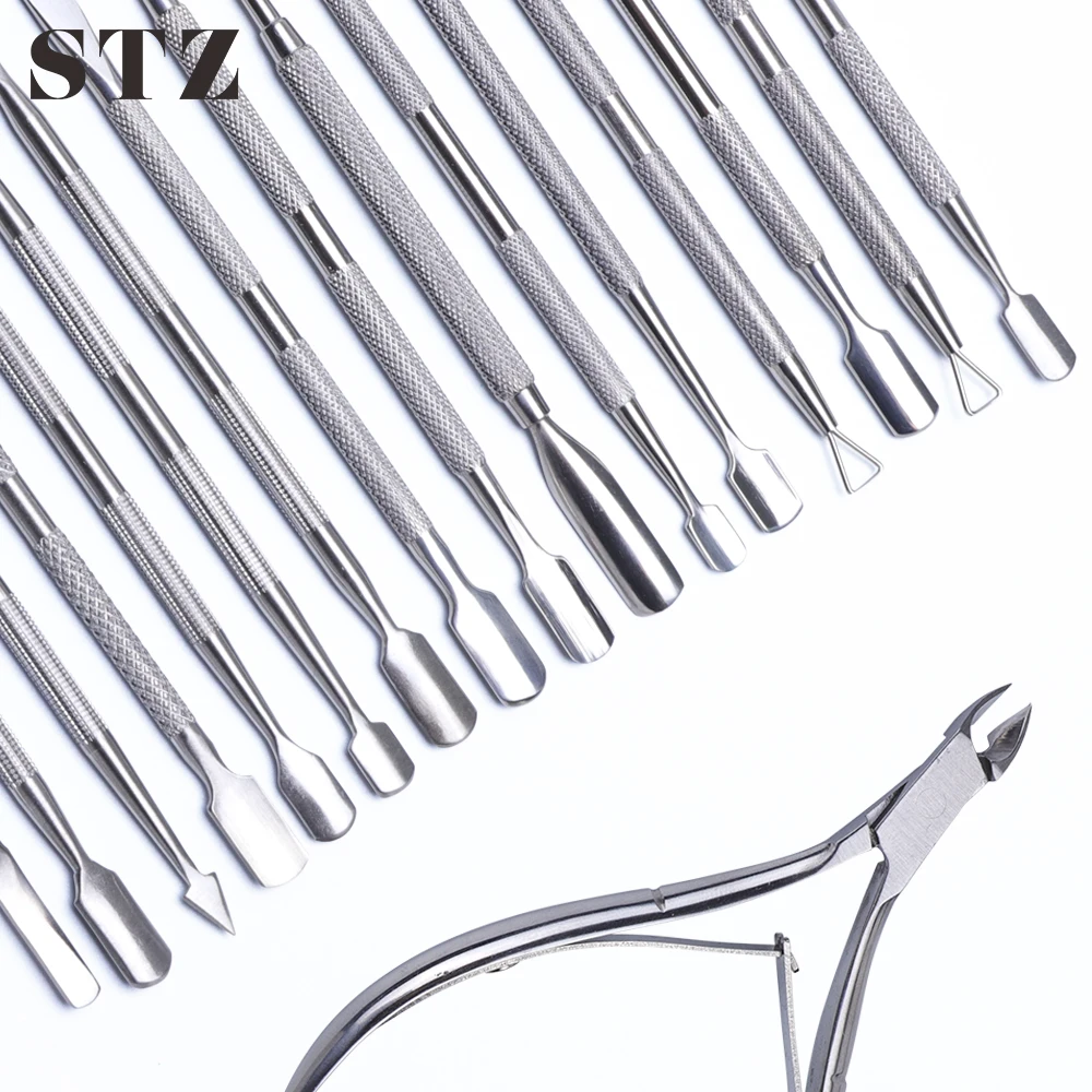 1 шт. двухсторонний триммер для удаления кутикулы STZ|Пушеры кутикулы| |