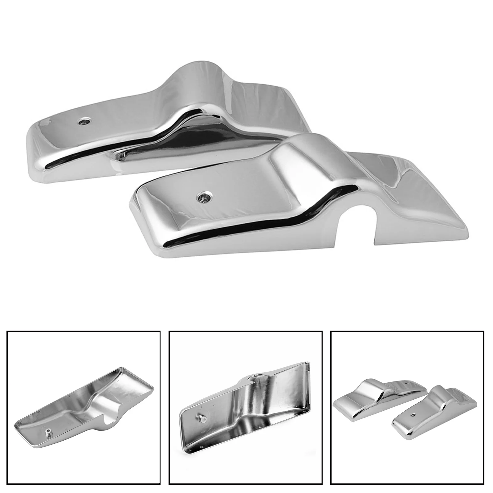 

Areyourshop Left Right Chrome Door Mirror Brackets Pair for Freightliner Century Columbia Car Auto Parts