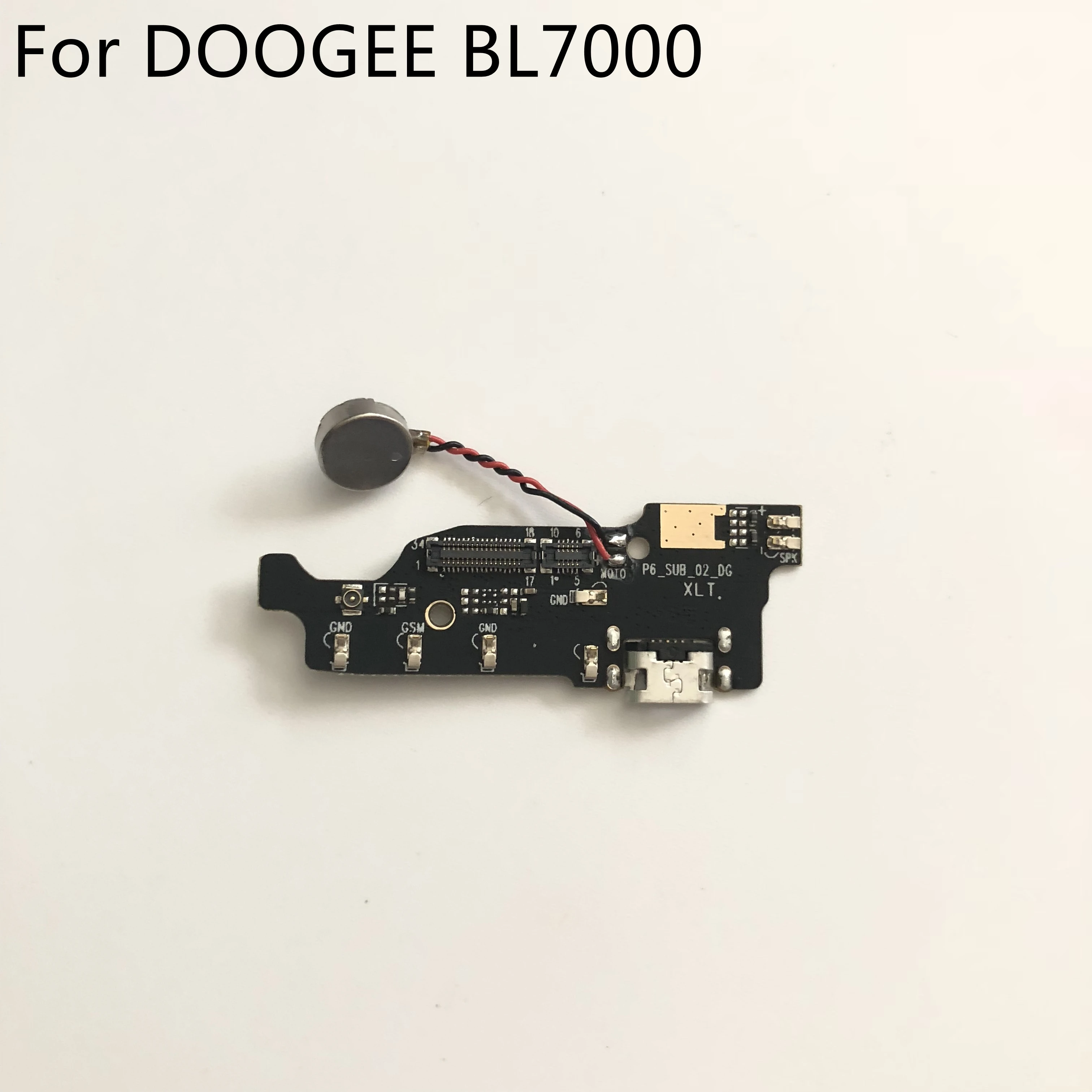 Зарядная плата с USB разъемом + вибромотор Для DOOGEE BL7000 Восьмиядерный процессор